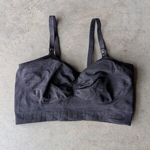 Kindred Bravely Black Hands-Free Pumping and Nursing Bra size XL